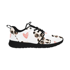 Womens Panda Love Vibes Pull Loop Sneakers