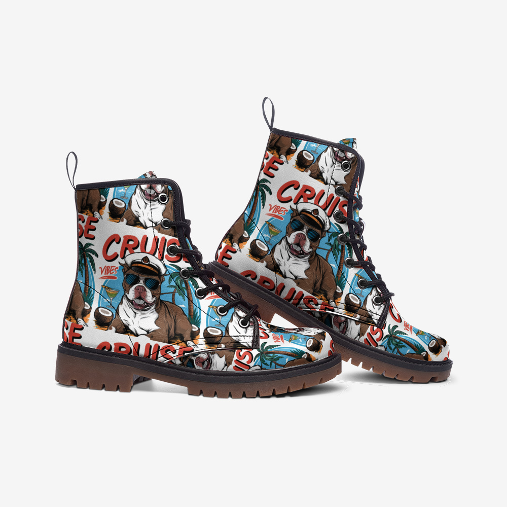 Cruise Vibes Casual Leather Lightweight boots