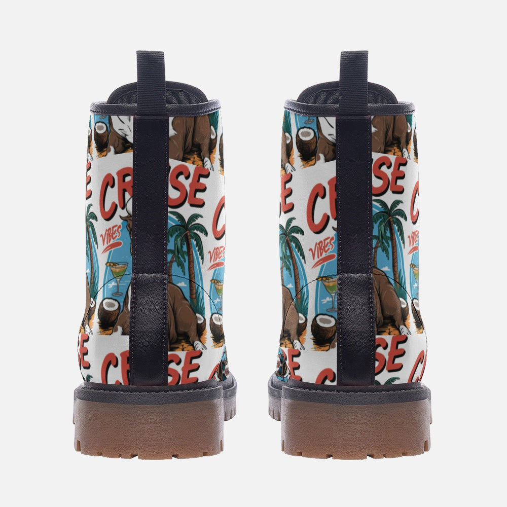 Cruise Vibes Casual Leather Lightweight boots