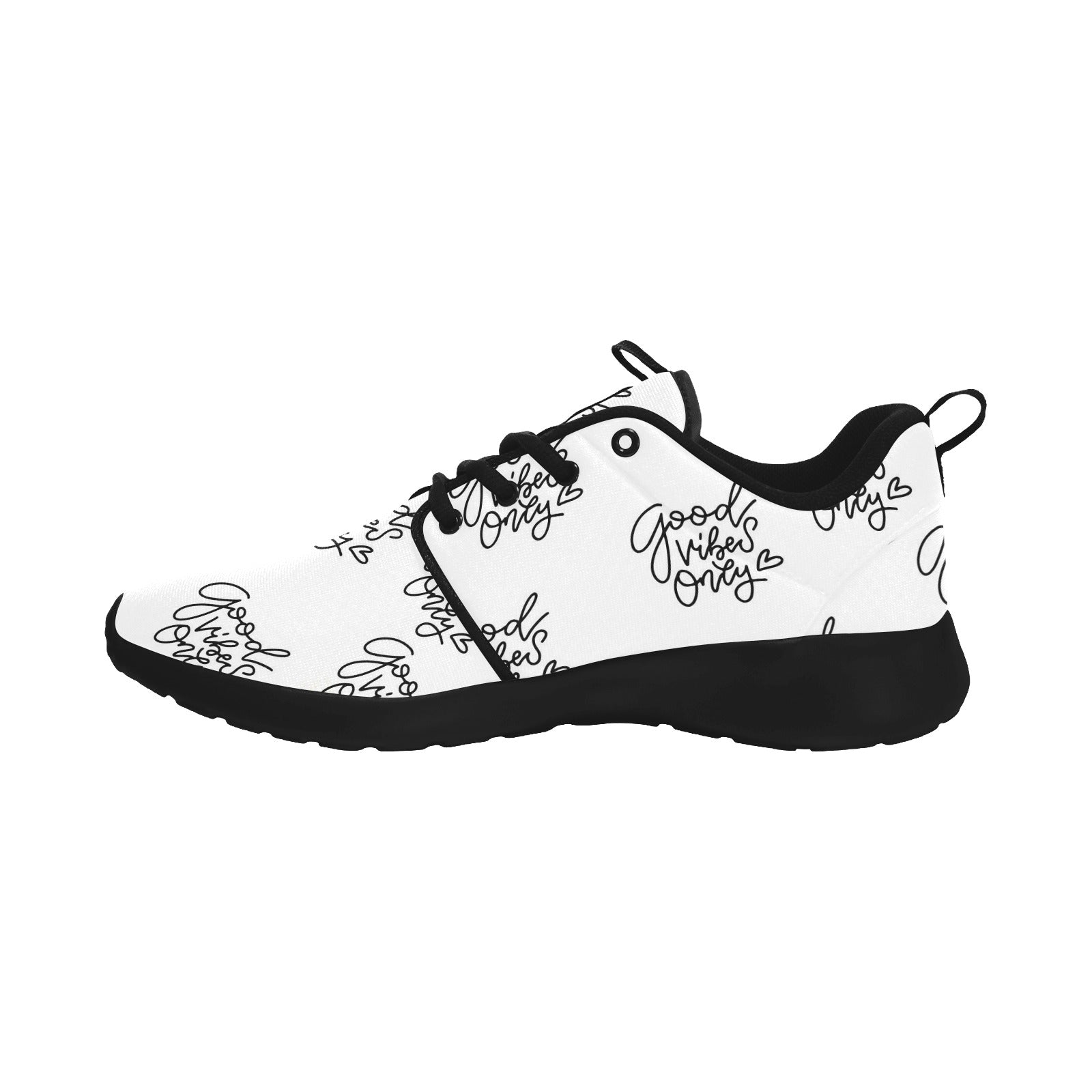 Womens Good Vibes Only Pull Loop Sneakers