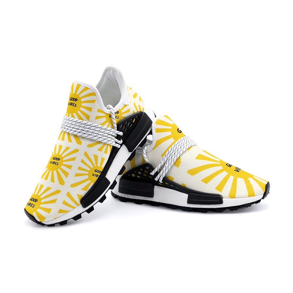 Good Vibes Ray of Sunshine Unisex Lightweight Sneakers