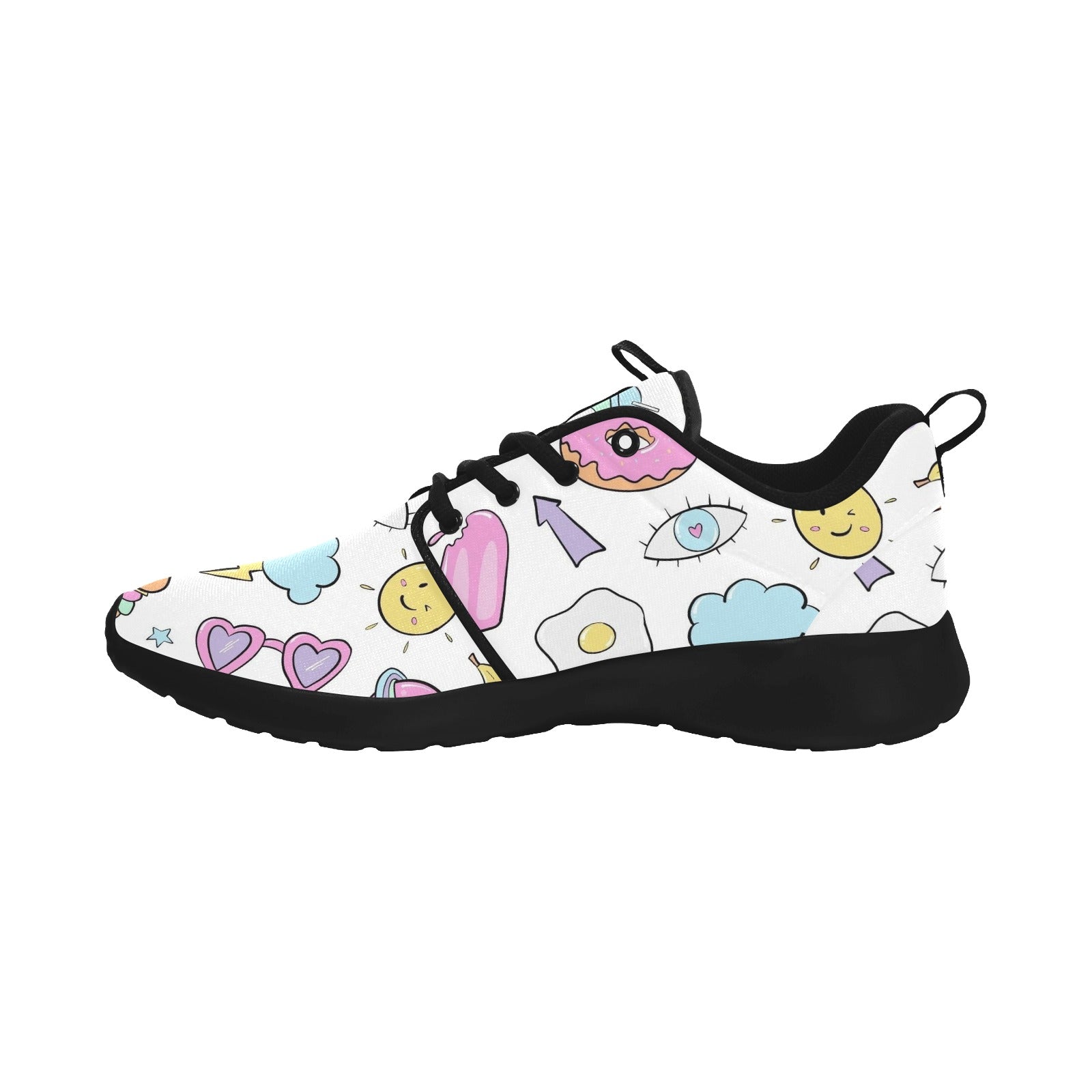 Womens Funky Vibes Pull and Loop Sneakers