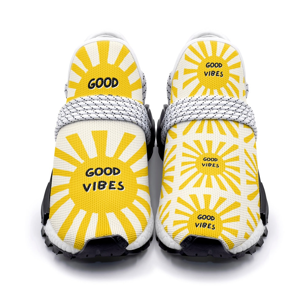 Good Vibes Ray of Sunshine Unisex Lightweight Sneakers