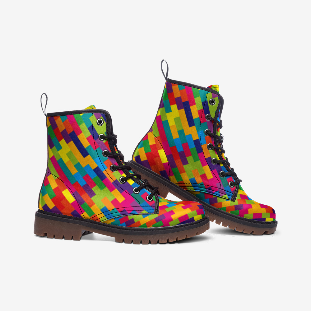 Colour Vibes Casual Leather Lightweight boots