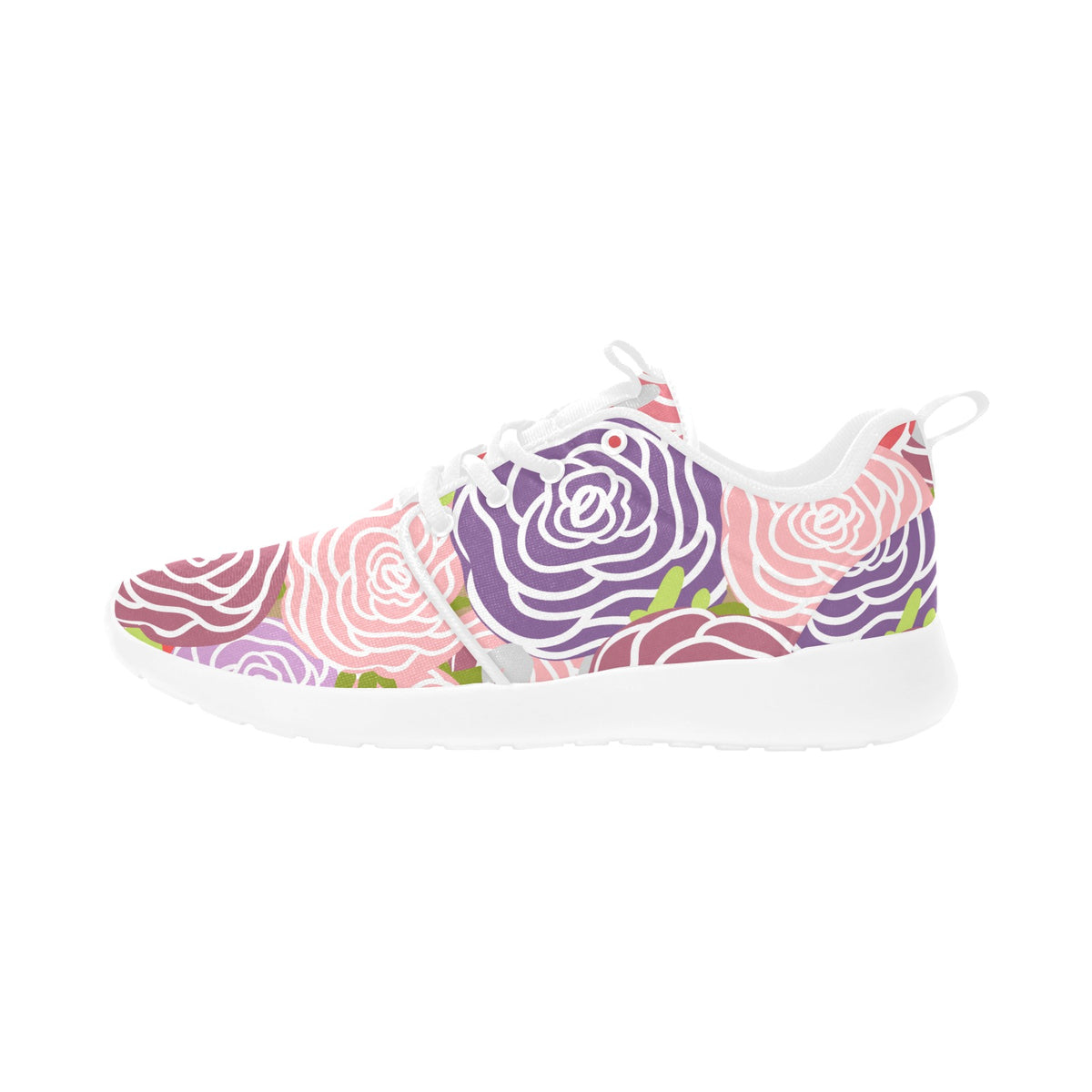 Womens World of Roses Pull Loop Sneakers