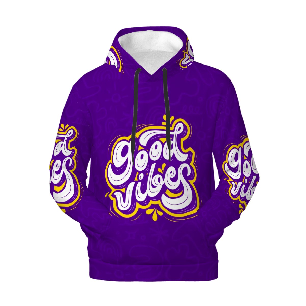 Good Vibes Mens Hoodie