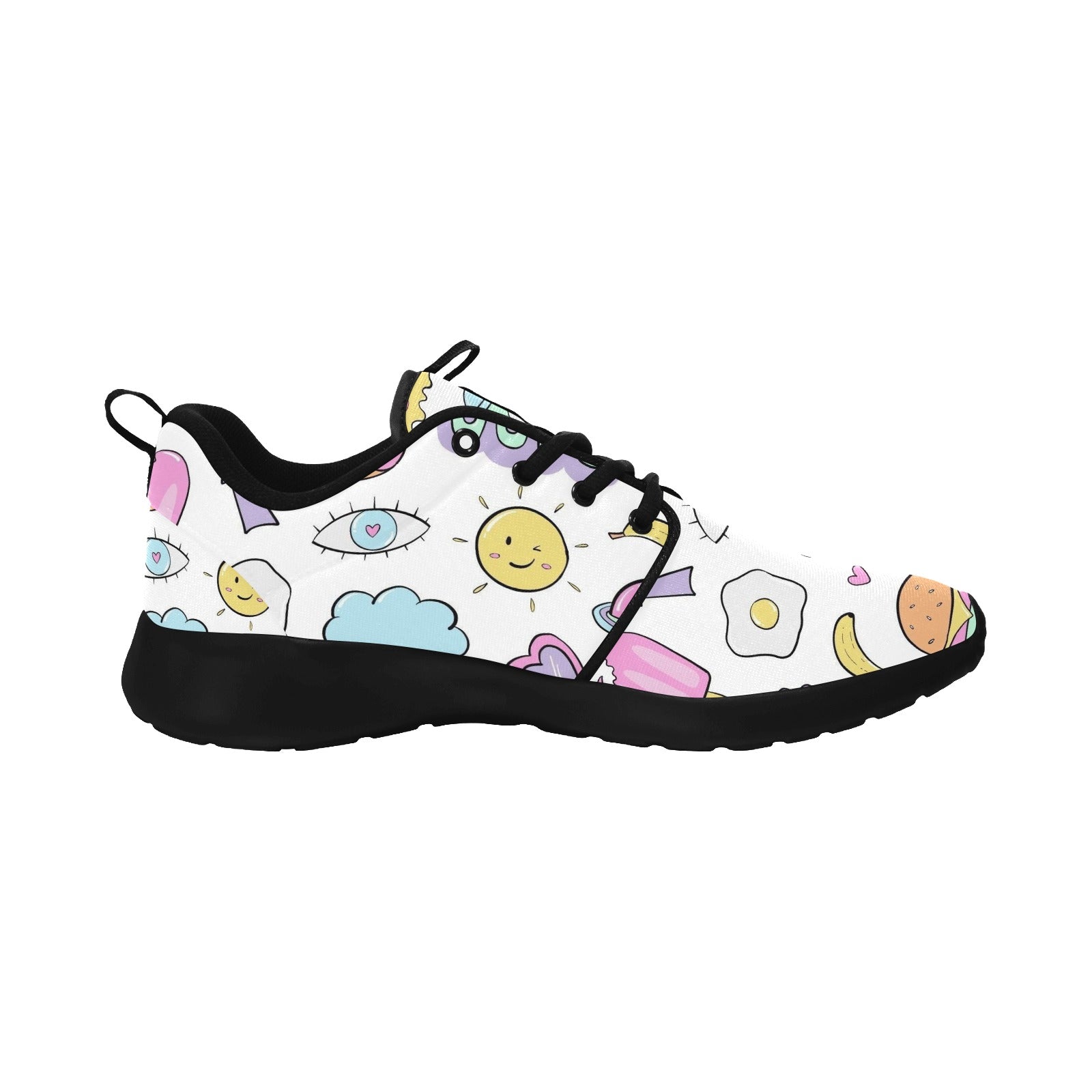 Womens Funky Vibes Pull and Loop Sneakers