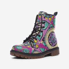 Mandala Casual Leather Lightweight boots