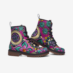 Mandala Casual Leather Lightweight boots