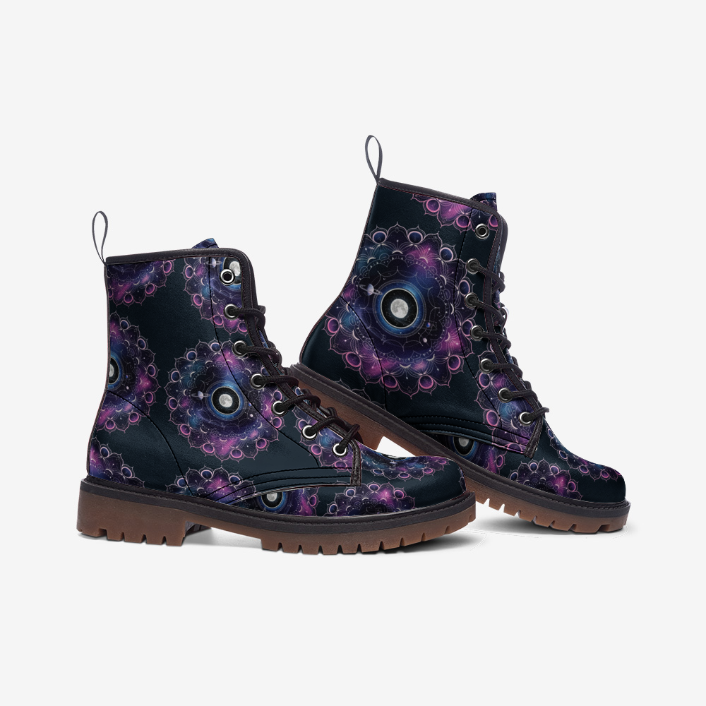 Mandala Stride Casual Leather Lightweight boots