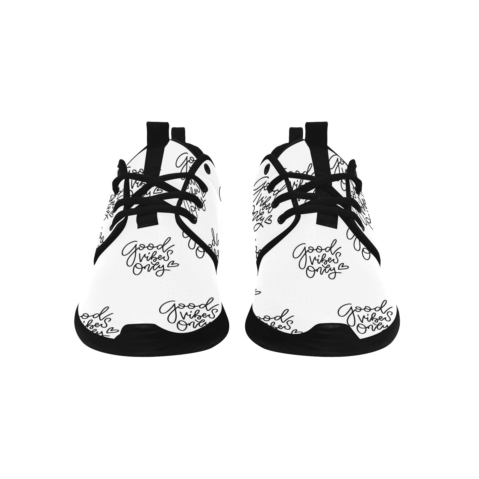 Womens Good Vibes Only Pull Loop Sneakers