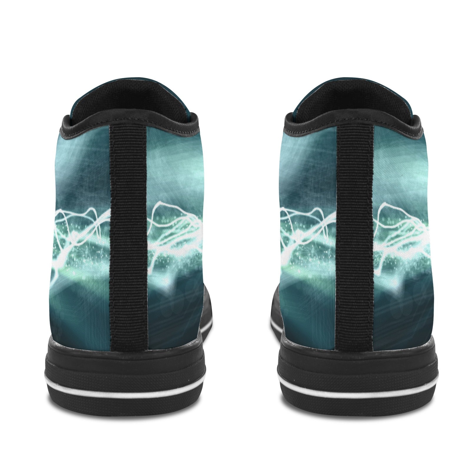 Electric Waves Mens High Tops