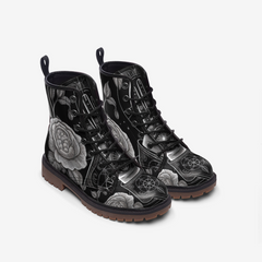 Black Rose Casual Leather Lightweight boots