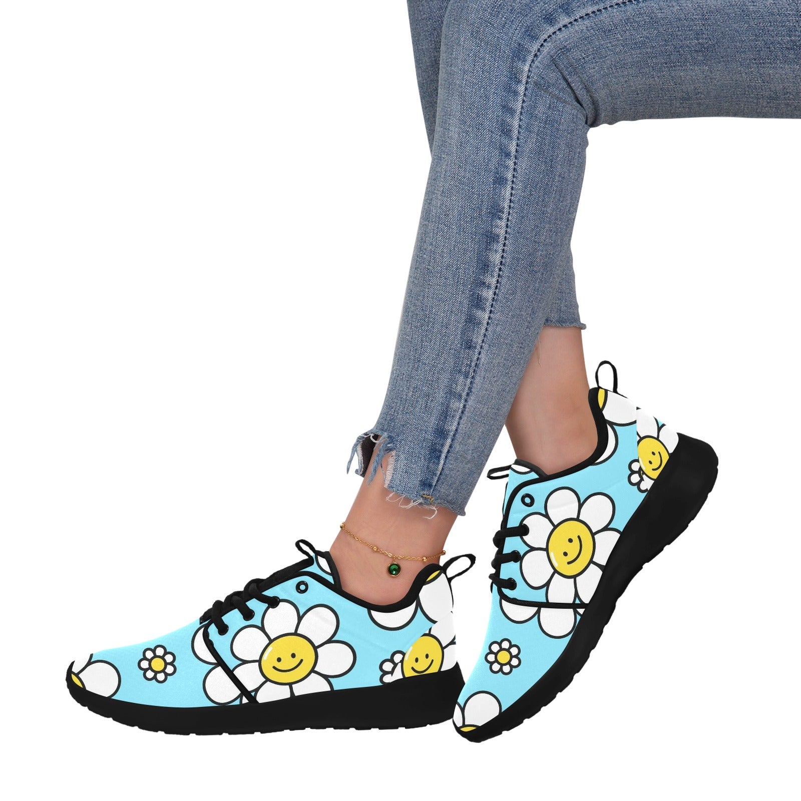 Womens Happy days pull loop sneakers