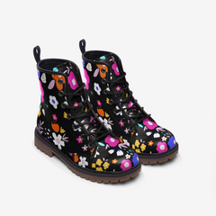 Flower in passion Casual Leather Lightweight boots