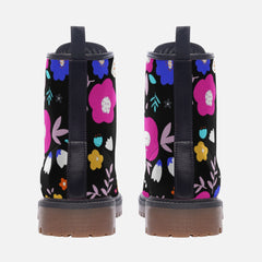 Flower in passion Casual Leather Lightweight boots