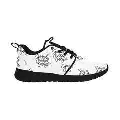 Womens Good Vibes Only Pull Loop Sneakers