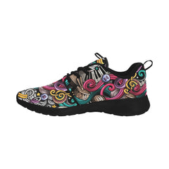 Womens Music Vibes Pull Loop Sneakers