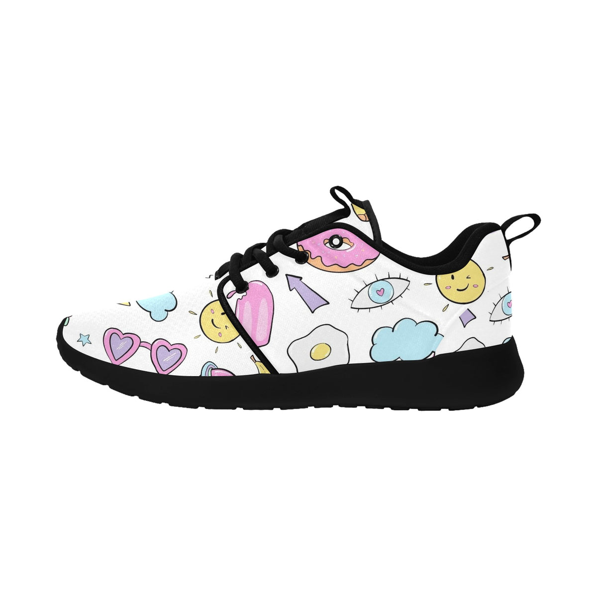 Womens Funky Vibes Pull and Loop Sneakers