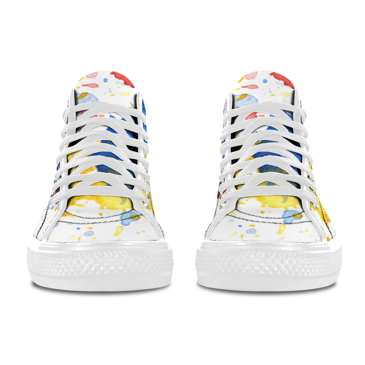 Vivid Paint Splash Mens High Tops