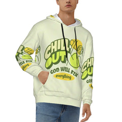 Chill out God Will Fix everything Mens Hoodie