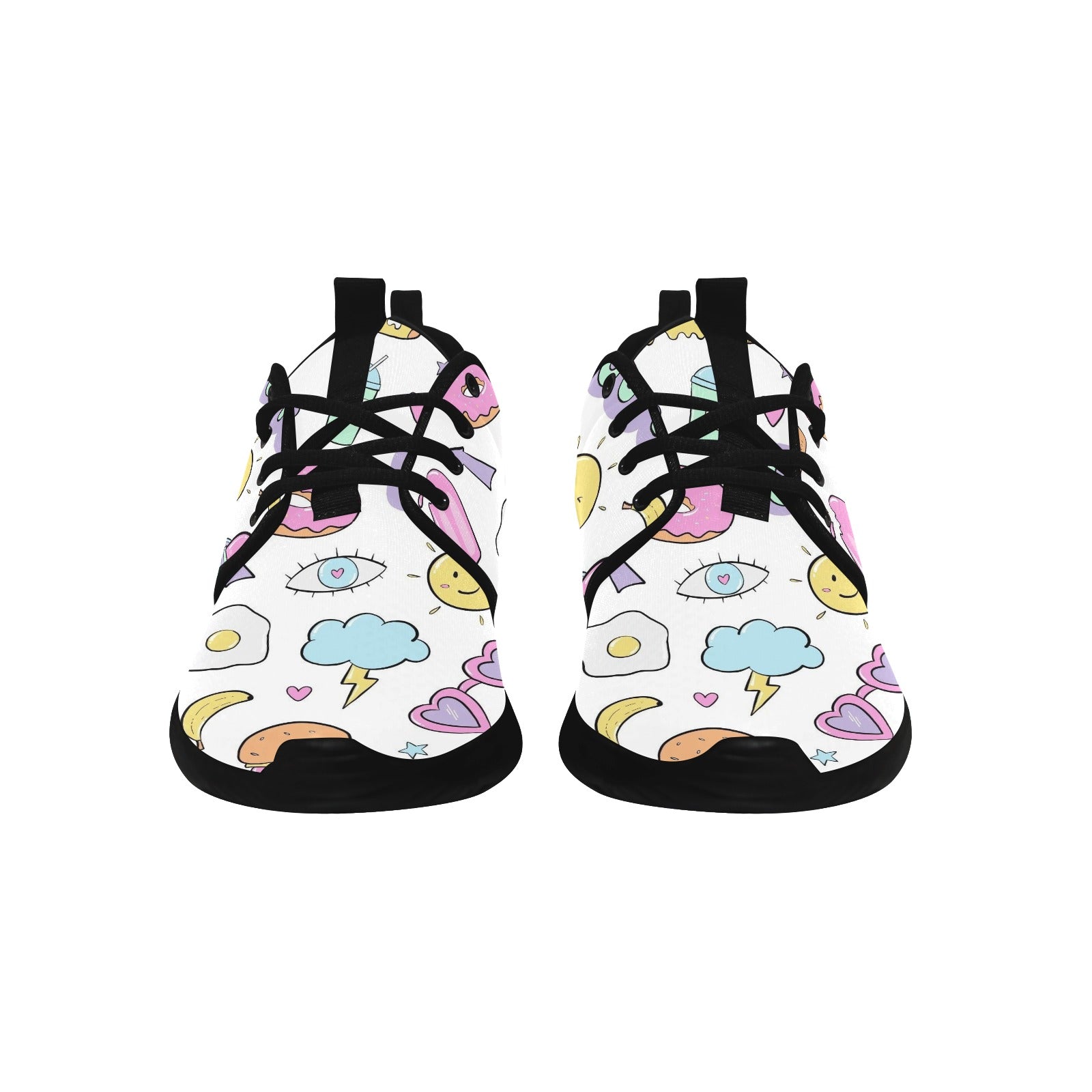 Womens Funky Vibes Pull and Loop Sneakers