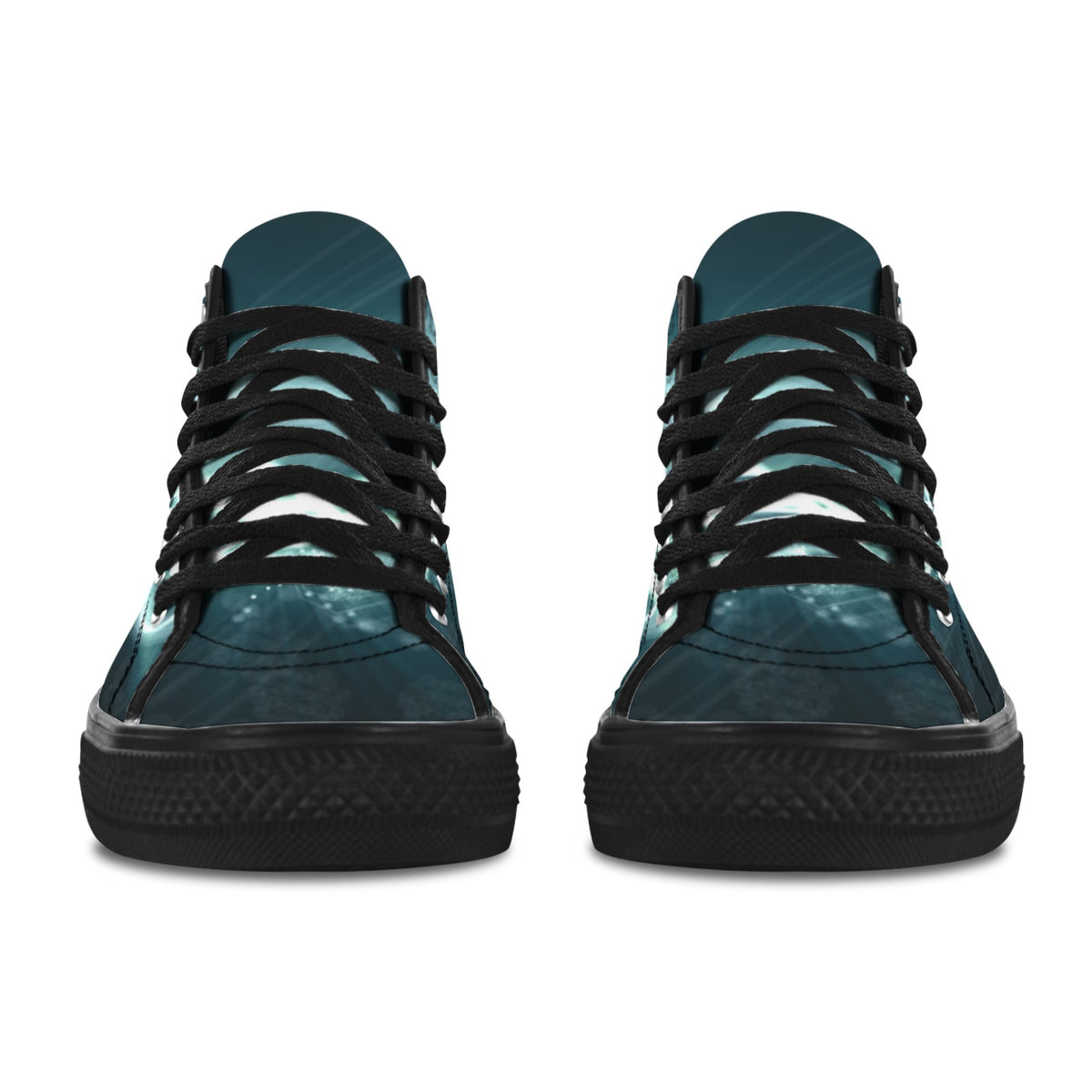 Electric Waves Mens High Tops