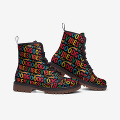 Good Vibes Casual Leather Lightweight boots