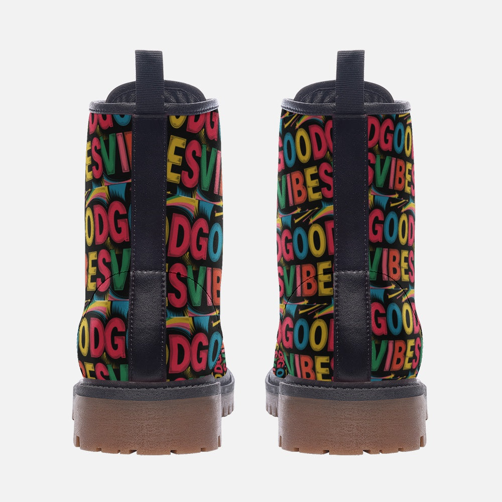 Good Vibes Casual Leather Lightweight boots