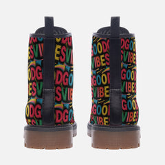 Good Vibes Casual Leather Lightweight boots