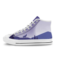 Howling wolves Mens High Tops