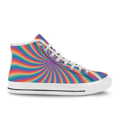 Trippy Patterns Mens High Tops