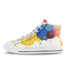 Vivid Paint Splash Mens High Tops