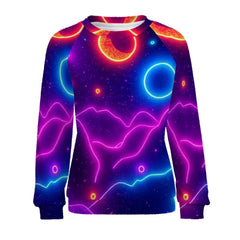 Neon Vibes Womens Sweatshirt