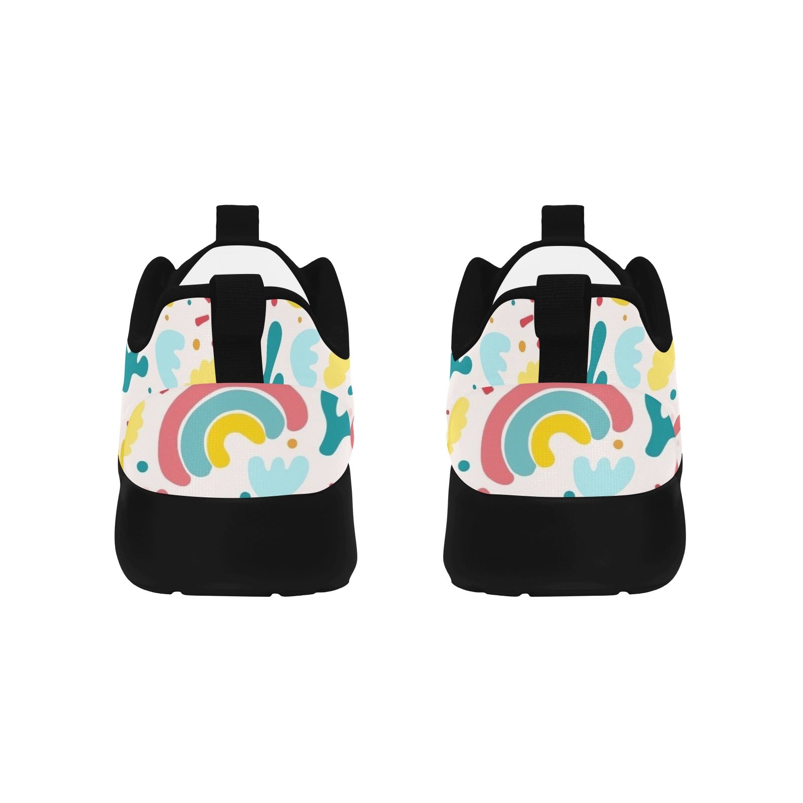 Womens Rainbow Love Pull Loop Sneakers