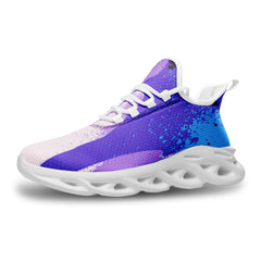 Vibe Nation Dripping Graffiti  Mesh Knit Sneakers