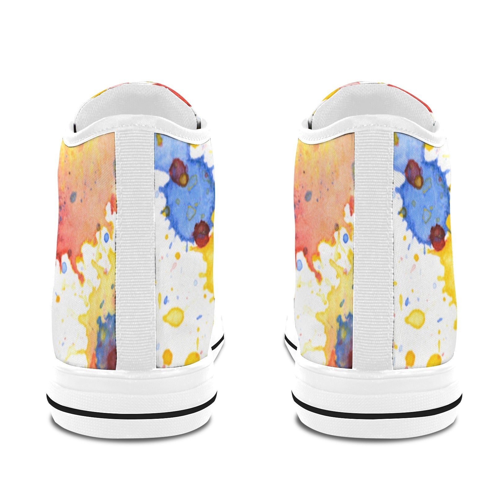 Vivid Paint Splash Mens High Tops